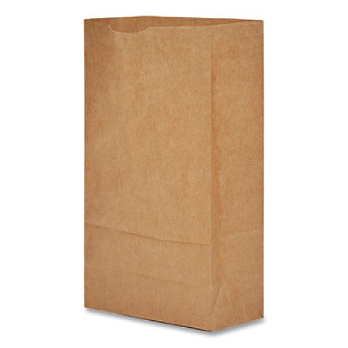 Ross & Wallace Paper Products Grocery Paper Bags, 6# Size, 35# Basis Weight, 5.88" x 3.63" x 11", Kraft, 500/Bundle (GK6500)