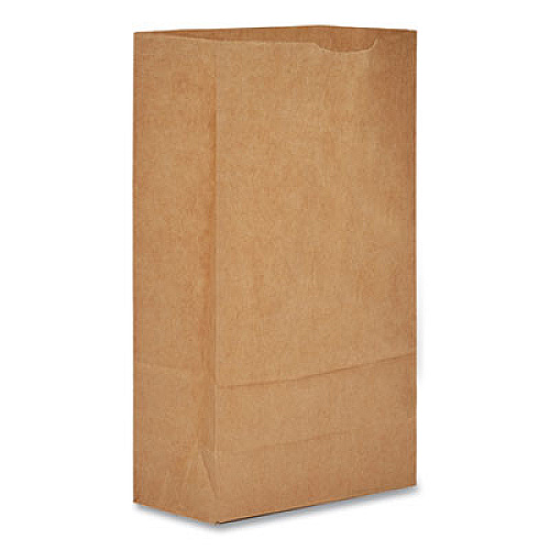 Ross & Wallace Paper Products Grocery Paper Bags, 6# Size, 35# Basis Weight, 5.88" x 3.63" x 11", Kraft, 500/Bundle (GK6500)