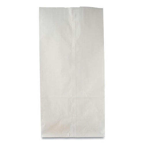 Ross & Wallace Paper Products Grocery Paper Bags, 2# Size, 30# Basis Weight, 4.13" x 2.63" x 7.88", White, 500/Bundle (GW2500)