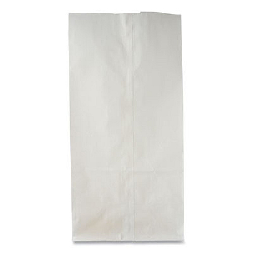 Ross & Wallace Paper Products Grocery Paper Bags, 8# Size, 35# Basis Weight, 6" x 3.88" x 12.5", White, 500/Bundle (GW8500)