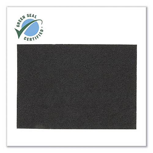 3M Low-Speed Stripper Floor Pad 7200, 20 x 14, Black, 10/Carton (72002014)