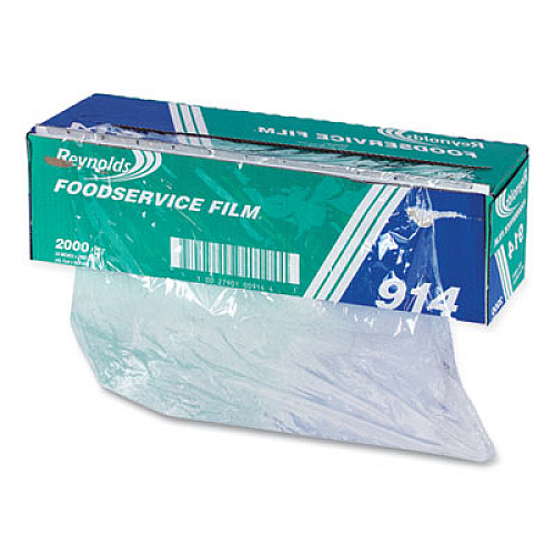 Reynolds Wrap PVC Film Roll with Cutter Box, 18" x 2,000 ft (914)