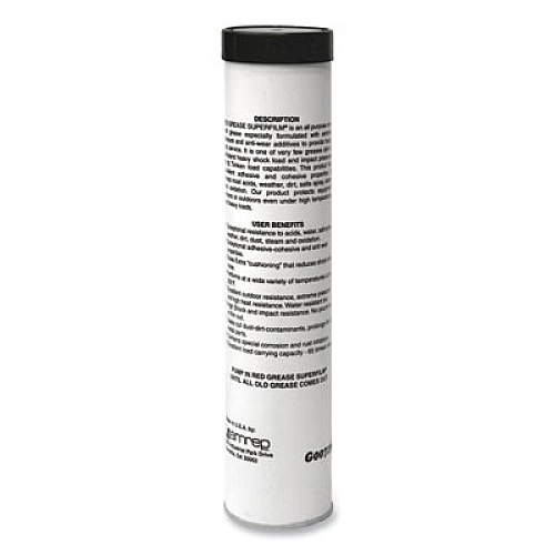 Misty NLGI #2 Red Grease, 14 oz Tube, 48/Carton (1003057)