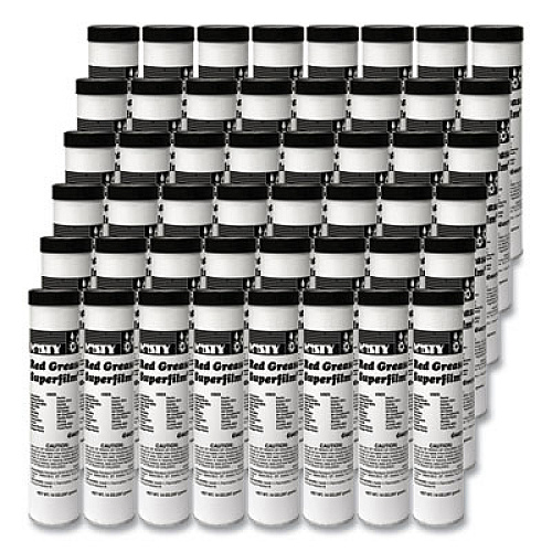 Misty NLGI #2 Red Grease, 14 oz Tube, 48/Carton (1003057)