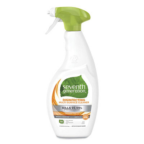 Seventh Generation Botanical Disinfecting Multi-Surface Cleaner, 26 oz Spray Bottle, 8/Carton (22810CT)