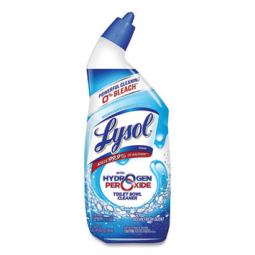 LYSOL Brand Toilet Bowl Cleaner with Hydrogen Peroxide, Ocean Fresh, 24 oz, 2/Pack (96084PK)