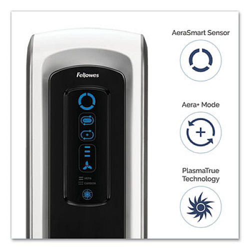 Fellowes AeraMax DX5 Small Room Air Purifier, 200 sq ft Room Capacity, White (9320601)