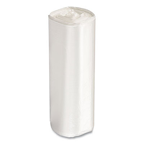 Inteplast Group High-Density Commercial Can Liner Value Pack, 60 gal, 19 mic, 38" x 58", Clear, Interleaved Roll, 25 Bags/Roll, 6 Rolls/CT (VALH3860N22)