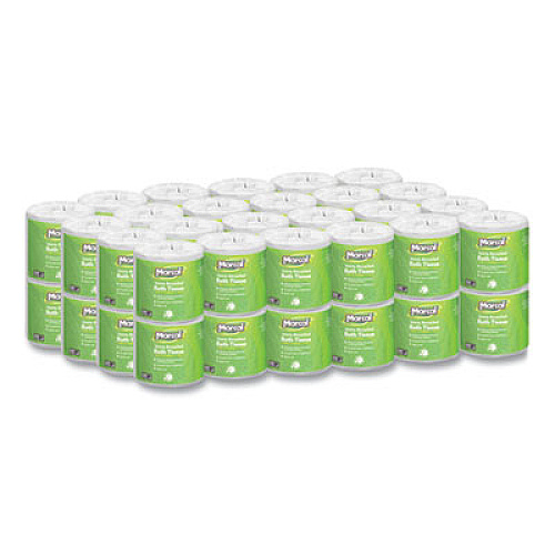 Marcal 100% Recycled Two-Ply Bath Tissue, Individually Wrapped Rolls, Septic Safe, White, 330 Sheets/Roll, 48 Rolls/Carton (6079)