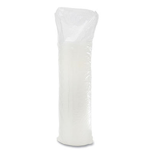 Dart Plastic Lids, Straw-Slot Lid, Fits 12 oz to 24 oz Hot/Cold Foam Cups, Translucent, 100/Pack, 10 Packs/Carton (16SL)