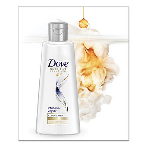 Dove INTENSIVE REPAIR HAIR CARE, CONDITIONER, LIGHT SCENT, 3 OZ (06964EA)