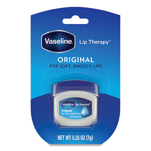 Vaseline Lip Therapy, Original Flavor, 0.25 oz Plastic Flip-Top Container (20677EA)