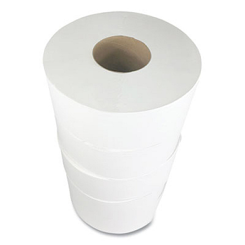 Windsoft JUMBO ROLL BATH TISSUE, SEPTIC SAFE, 1 PLY, WHITE, 3.4" X 2000 FT, 12 ROLLS/CARTON