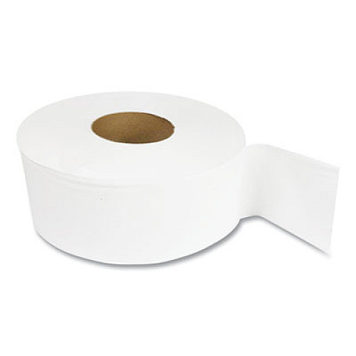 Windsoft JUMBO ROLL BATH TISSUE, SEPTIC SAFE, 1 PLY, WHITE, 3.4" X 2000 FT, 12 ROLLS/CARTON