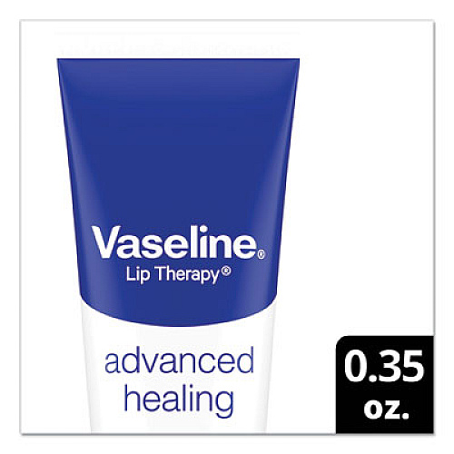 Vaseline Lip Therapy Advanced Lip Balm, Original Flavor, 0.35 oz Tube, 72/Carton (75000CT)