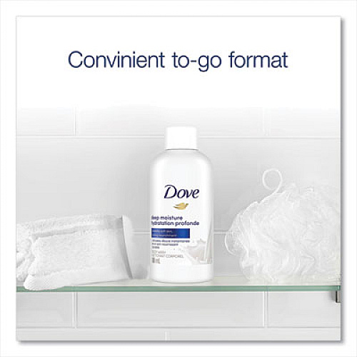 Dove Body Wash, Light Scent, 3 oz, 24/Carton (17265CT)