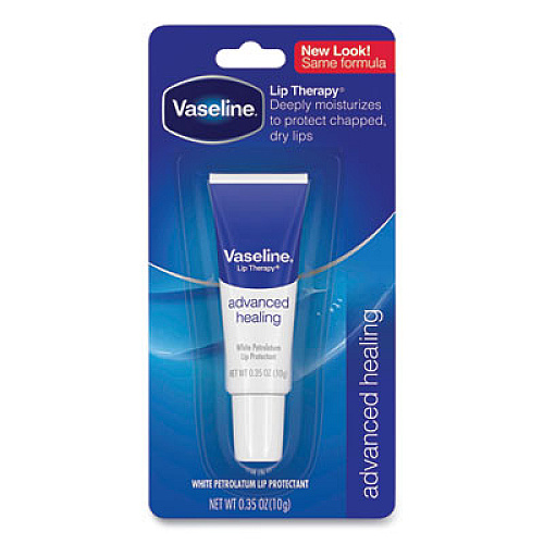 Vaseline Lip Therapy Advanced Lip Balm, Original Flavor, 0.35 oz Tube (75000EA)