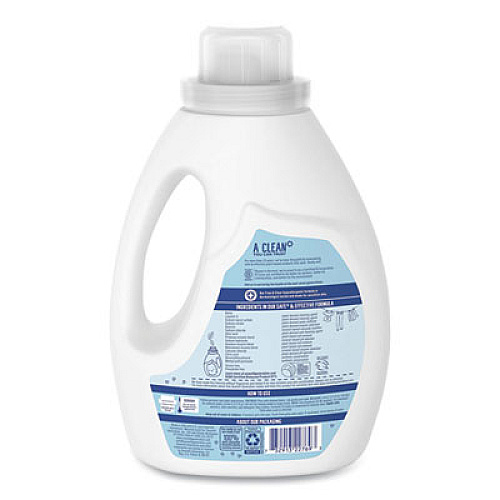 Seventh Generation Natural 2X Concentrate Liquid Laundry Detergent, Free and Clear, 33 loads, 50 oz (22769EA)