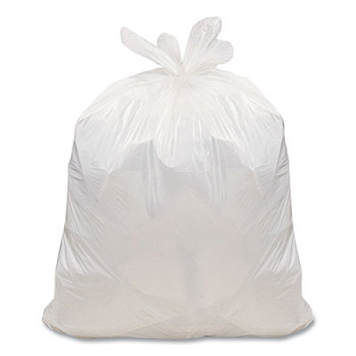 Handi-Bag Super Value Pack Can Liners, 8 gal, 0.6 mil, 22" x 24", White, 130/Box (HAB6FW130)