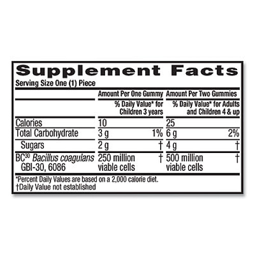 Digestive Advantage Probiotic Gummies, Strawberry, 60 Count (93617)
