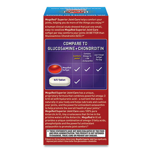 MegaRed Joint Care Softgels, 30 Count (10529)