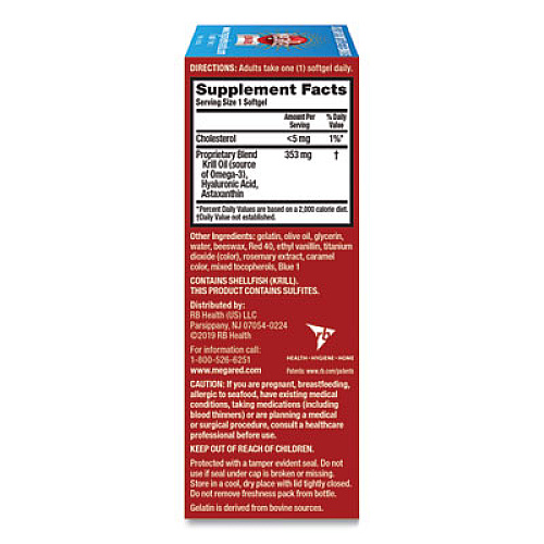 MegaRed Joint Care Softgels, 30 Count (10529)