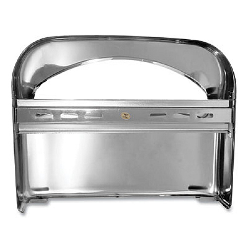 Boardwalk Toilet Seat Cover Dispenser, 16 x 3 x 11.5, Chrome (BWKKD200)
