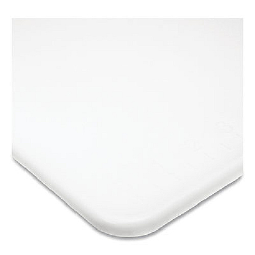 San Jamar Cut-N-Carry Color Cutting Boards, Plastic, 20 x 15 x 0.5, White (CB152012WH)
