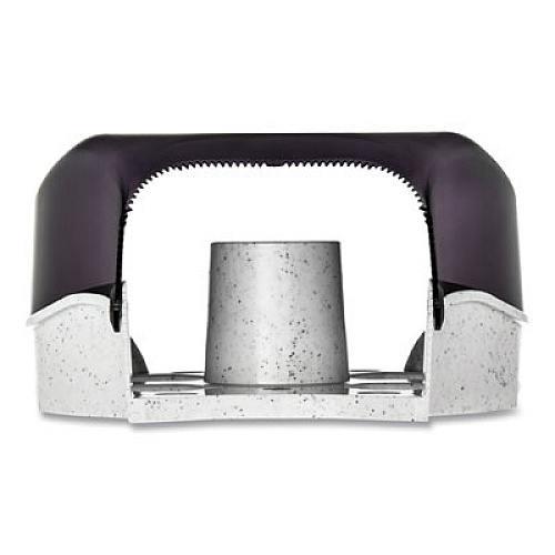 San Jamar Single-Roll Jumbo Bath Tissue Dispenser, 10 1/4 x 5 5/8 x 12, Black Pearl (R2000TBK)