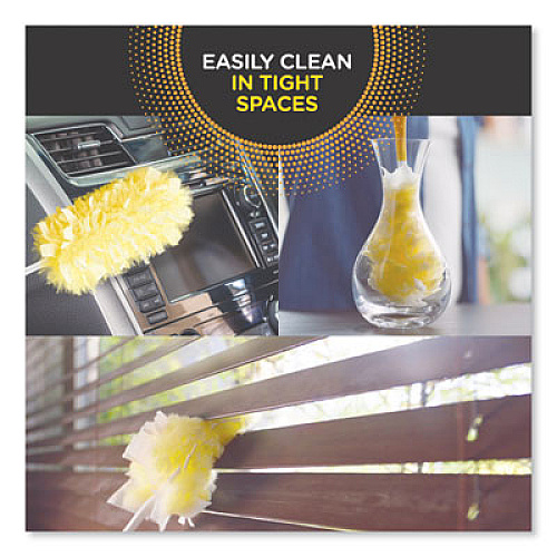 Swiffer Heavy Duty Dusters Refill, Dust Lock Fiber, Yellow, 33/Carton (99035)