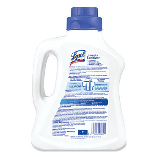 LYSOL Brand Laundry Sanitizer, Liquid, Crisp Linen, 90 oz (95872EA)