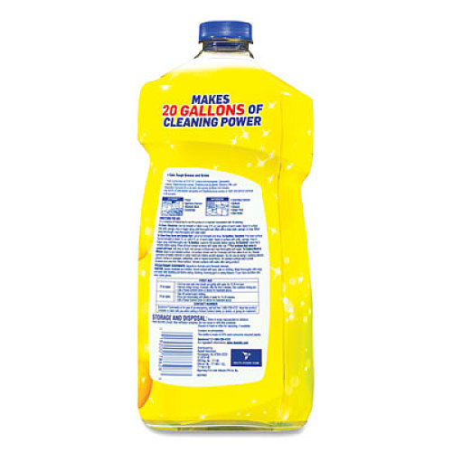 LYSOL Brand Clean and Fresh Multi-Surface Cleaner, Sparkling Lemon and Sunflower Essence, 40 oz Bottle, 9/Carton (78626CT)