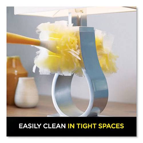 Swiffer Heavy Duty Dusters Refill, Dust Lock Fiber, Yellow, 33/Carton (99035)