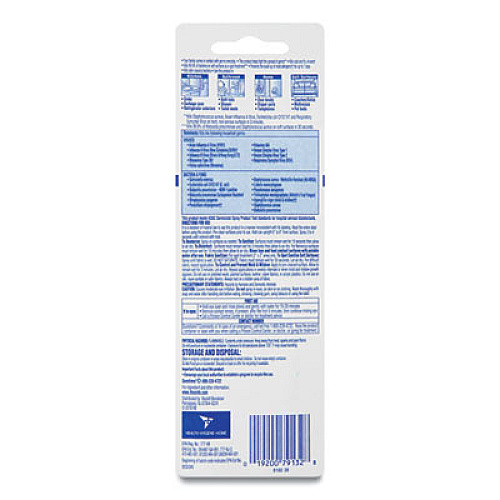 LYSOL Brand Disinfectant Spray To Go, Crisp Linen, 1 oz Aerosol Spray, 12/Carton (79132CT)