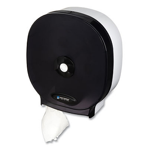 San Jamar 4-Station Carousel Tissue Dispenser, 4Roll,14 7/8x6 1/8x13 1/8, Black Pearl (R3800TBK)