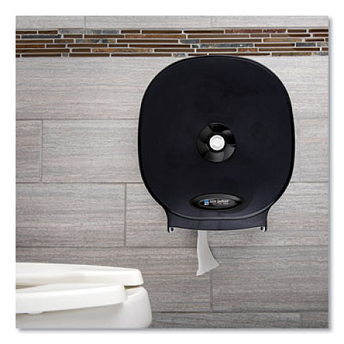 San Jamar 4-Station Carousel Tissue Dispenser, 4Roll,14 7/8x6 1/8x13 1/8, Black Pearl (R3800TBK)
