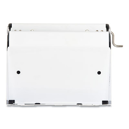 San Jamar Crank Roll Towel Dispenser, 11 x 8.5 x 10.5, White (T800WH)