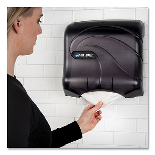 San Jamar Ultrafold Towel Dispenser, 11.5 x 6 x 11.5, Black Pearl (T1759TBK)