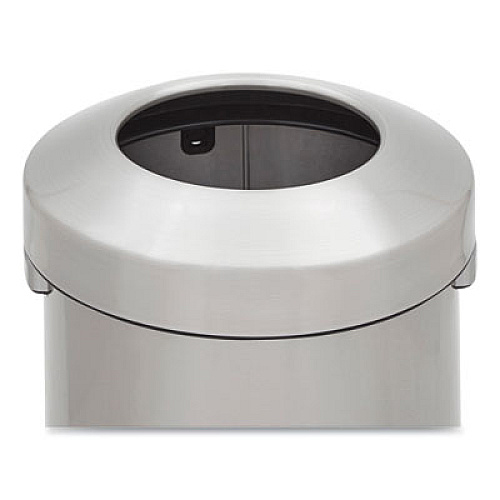 Rubbermaid Commercial Refine Series Waste Receptacle, 16 gal, Plastic/Stainless Steel (2147583)