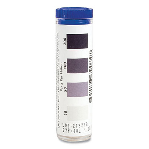 San Jamar Sani Station Hard Surface Cleaner Kit, 1 Spray Bottle, 1 Tube Chlorine Test Strips, 100 0.5 oz Packets (200105HSKIT)
