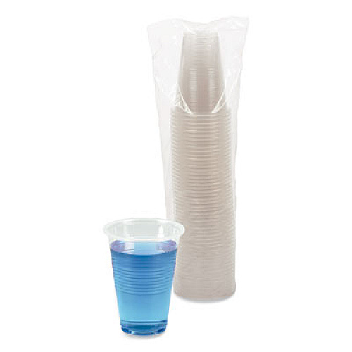 Boardwalk Translucent Plastic Cold Cups, 16 oz, 50/Sleeve, 20 Sleeves/Carton (TRANSCUP16CT)