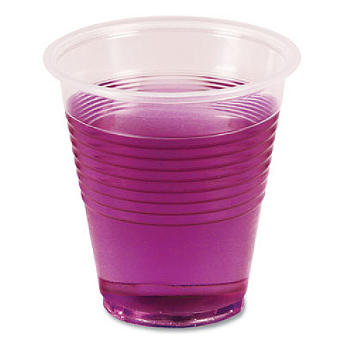 Boardwalk Translucent Plastic Cold Cups, 3 oz, 125/Sleeve, 20 Sleeves/Carton (TRANSCUP3CT)