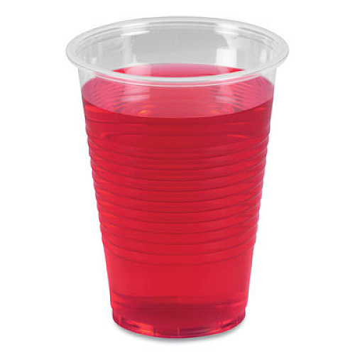 Boardwalk Translucent Plastic Cold Cups, 9 oz, 100/Sleeve, 25 Sleeves/Carton (TRANSCUP9CT)