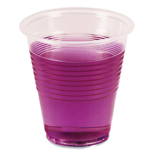 Boardwalk Translucent Plastic Cold Cups, 3 oz, 125/Pack (TRANSCUP3PK)