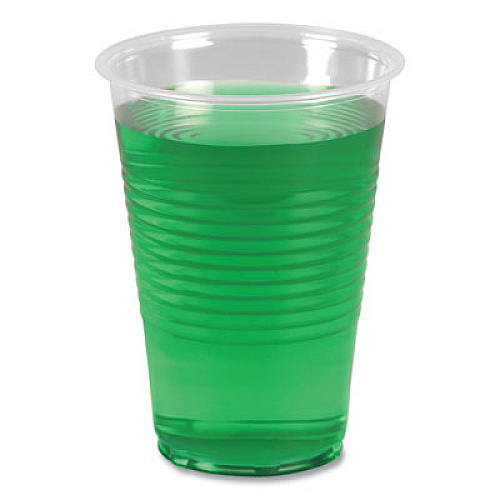 Boardwalk Translucent Plastic Cold Cups, 14 oz, 50/Pack (TRANSCUP14PK)