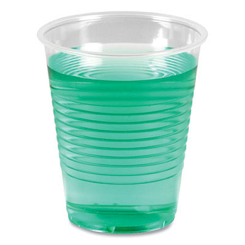 Boardwalk Translucent Plastic Cold Cups, 12 oz, 50/Sleeve, 20 Sleeves/Carton (TRANSCUP12CT)