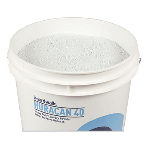 Boardwalk Low Suds Industrial Powder Laundry Detergent, Fresh Lemon Scent, 40 lb Pail (HURACAN40)