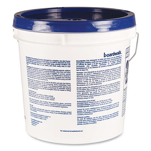 Boardwalk Low Suds Industrial Powder Laundry Detergent, Fresh Lemon Scent, 40 lb Pail (HURACAN40)