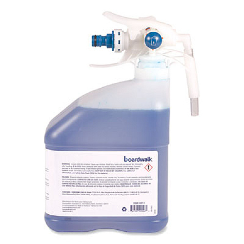 Boardwalk PDC Glass Cleaner, Unscented, 3 L Bottle, 2/Carton (4813)
