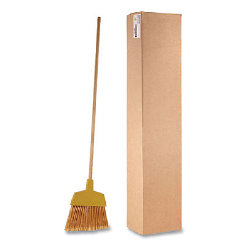 Boardwalk Angler Broom, 53" Handle, Yellow, 12/Carton (932ACT)